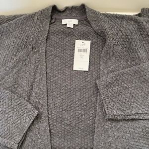 NWT J.Jill Cotton/Acrylic Cardigan